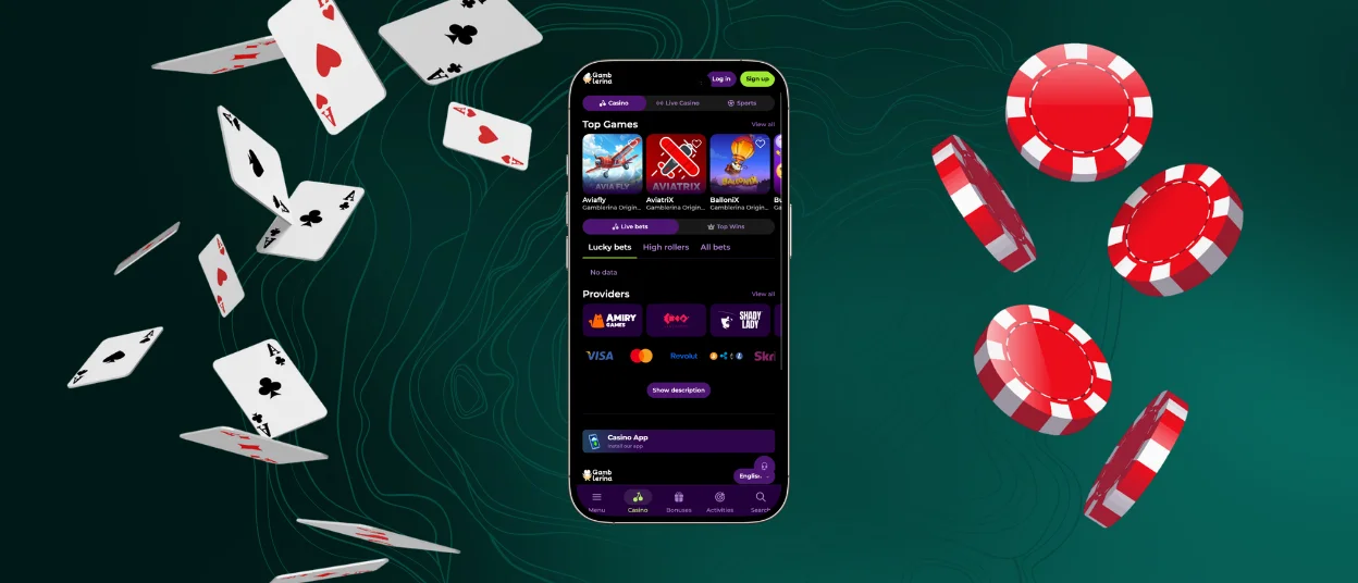 Gamblerina iOS App